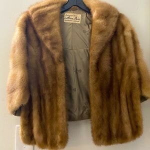 Vintage 1960’s mink fur cape/ stole
